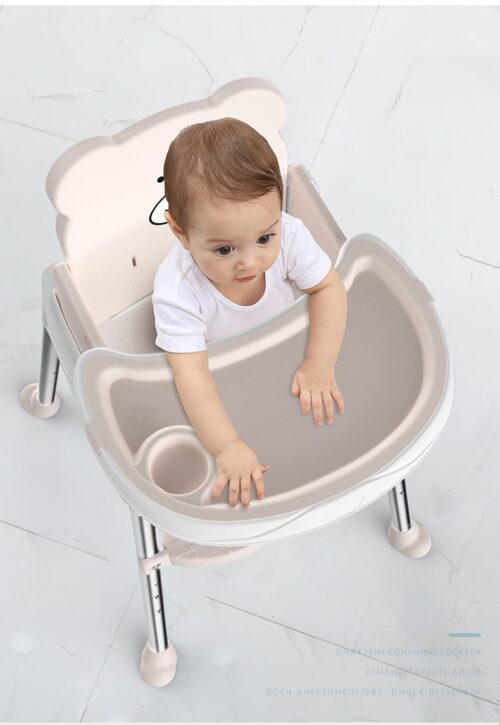 Multi-Functional Adjustable Baby Highchair - High-Quality Folding Dining Chair for Kids