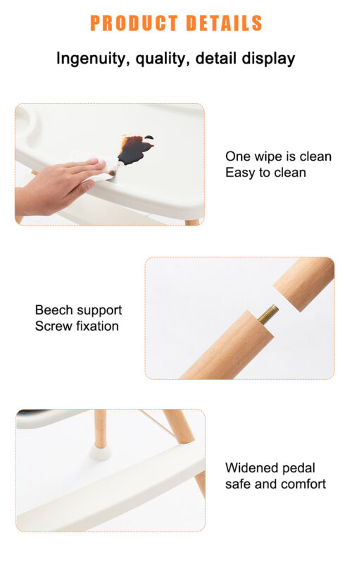 Multi-Function 4-in-1 Baby Feeding Seat - Portable and Adaptable for Every Stage
