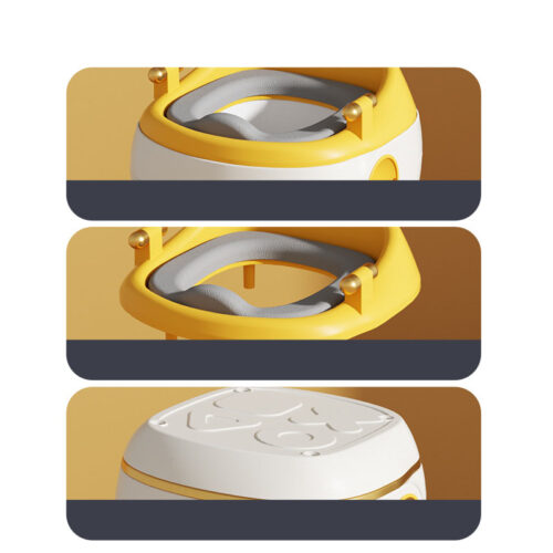 كرسي مريح وآمن للتدريب على استخدام النونية: قابل للحمل ومقاوم للرذاذ وخالٍ من مادة BPA بتصميم مانع للانزلاق