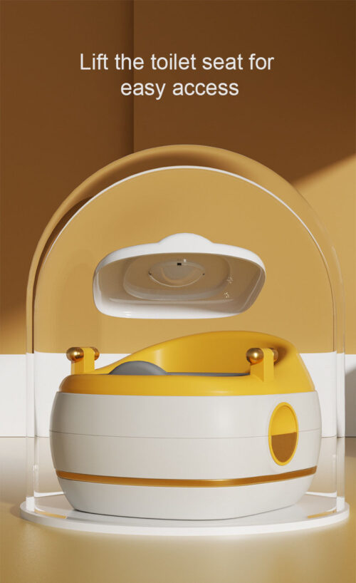 كرسي مريح وآمن للتدريب على استخدام النونية: قابل للحمل ومقاوم للرذاذ وخالٍ من مادة BPA بتصميم مانع للانزلاق