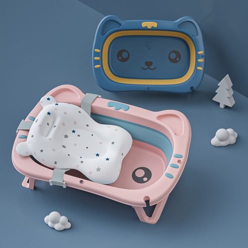 Kitty Collapsible Bath Tub for Children: Portable and Easy to Store
