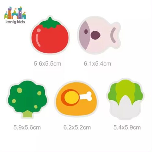 Musical and Light-Up Montessori Kitchen Puzzle Table for Early Learning