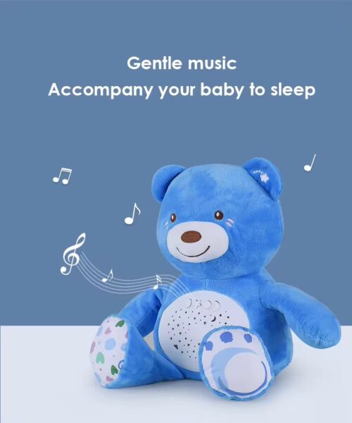 Comforting Musical Toy with Soft Night Lights - Ideal for Restful Sleep