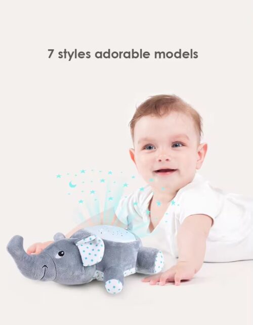 Comforting Musical Toy with Soft Night Lights - Ideal for Restful Sleep