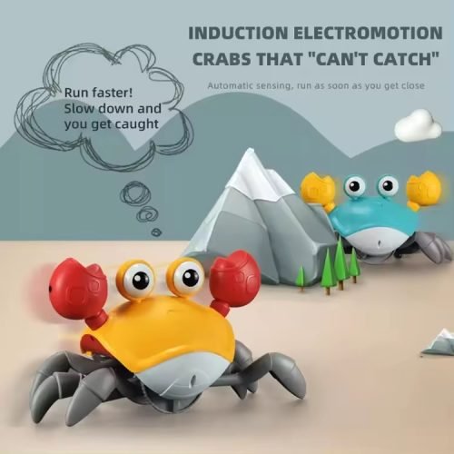 Interactive Walking and Crawling Crab Toy - Fun Movement for Little Explorers