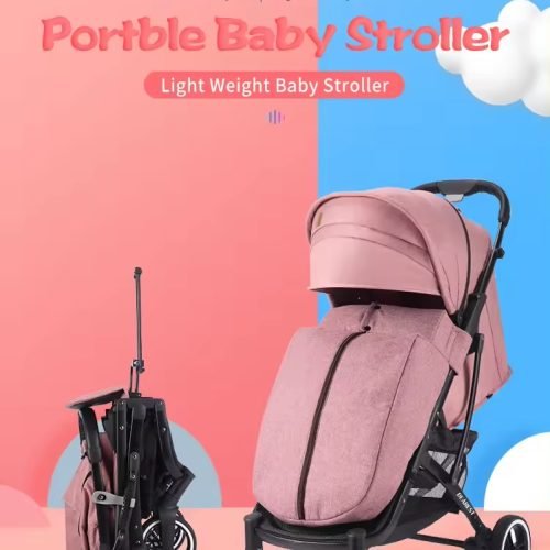 Premium One-Hand Fold Baby Stroller