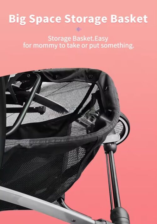 Premium One-Hand Fold Baby Stroller