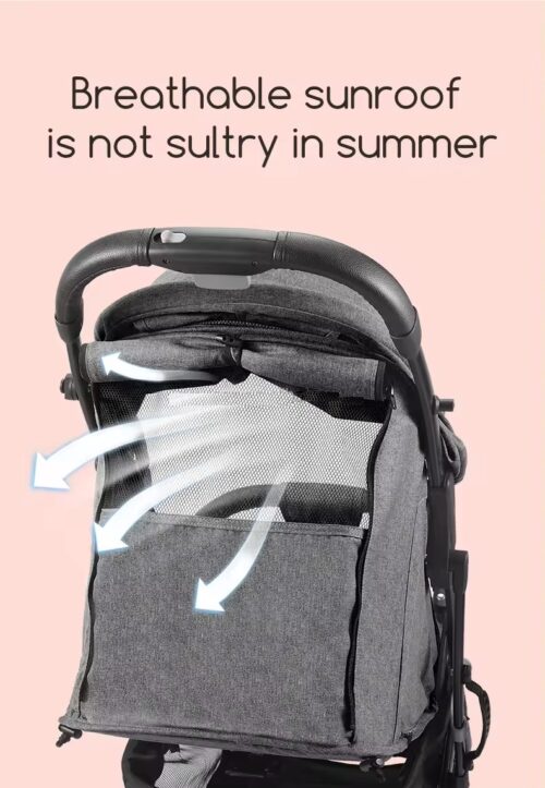 Compact & Practical One-Hand Fold Baby Stroller