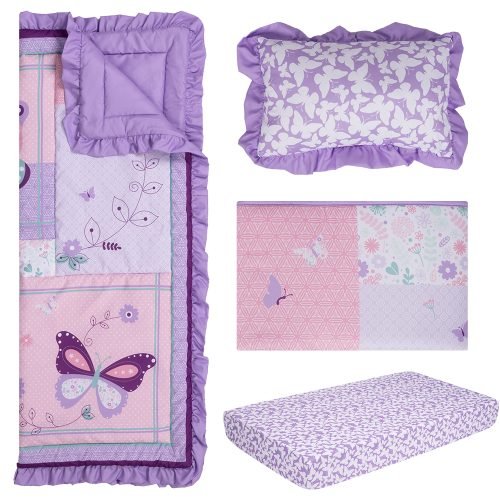 Bellanina 100% Cotton Baby Bedding Collection - Digital Print Comforter, Crib Sheet & Skirt Set (3 Pieces)