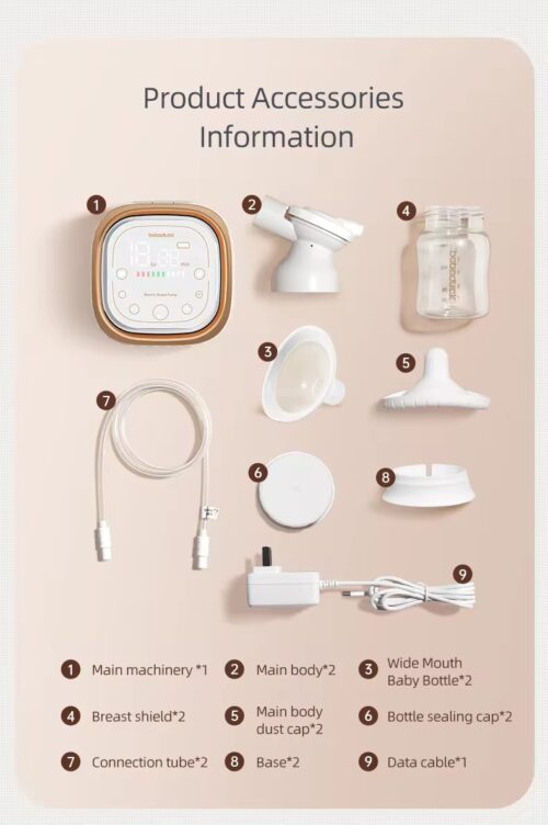 Smart Dual Breast Pump with Electric Power