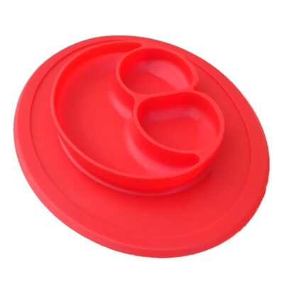 Non-Toxic Silicone Baby Plate with Strong Suction - Eco-Friendly and Durable for Hassle-Free Meals