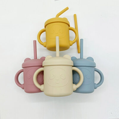 Food-Grade Silicone Baby Sippy Cup - Safe and Durable for Easy Drinking