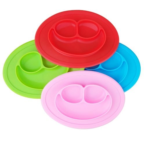 Non-Toxic Silicone Baby Plate with Strong Suction - Eco-Friendly and Durable for Hassle-Free Meals