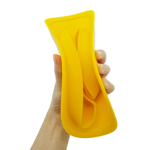 Child-Friendly Duck-Shaped Silicone Plate - Portable, BPA-Free, and Non-Slip for Easy Mealtimes