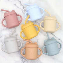 Food-Grade Silicone Baby Sippy Cup - Safe and Durable for Easy Drinking