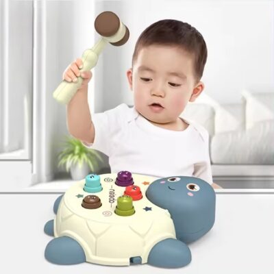 Electric Whack-a-Mole Game: Interactive Fun with Lights and Music