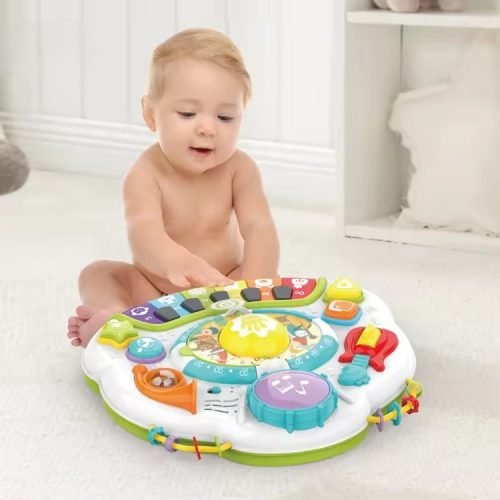 Enfants Bluetooth Multi functional Learning Center Table With Lights & Music