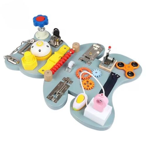 Early Childhood Montessori Busy Board: Fun and Educational Wall Toy