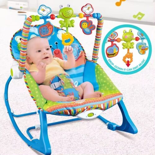 Premium Convertible Rocker Chair - From Infant Cradle to Toddler Seat