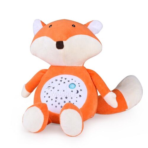 Comforting Musical Toy with Soft Night Lights - Ideal for Restful Sleep - Fox