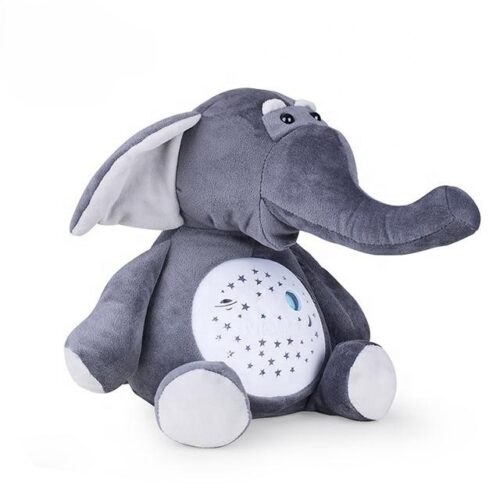 Comforting Musical Toy with Soft Night Lights - Ideal for Restful Sleep - Elephant
