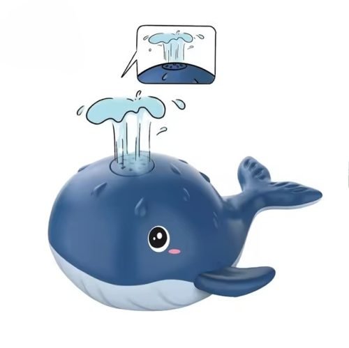 لعبة الحوت المزودة برشاش مياه مضيء - أضواء LED ومرح مائي تلقائي