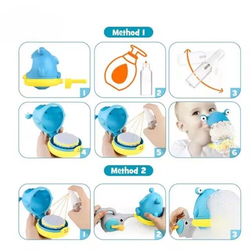 Bubble Blowing Bath Toy - Fun and Effortless Bubbles for Kids