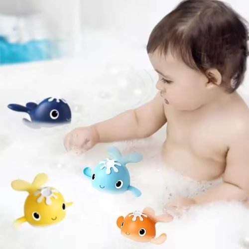Catch-and-Splash Bath Fishing Toy Set - Entertaining Water Play for Children