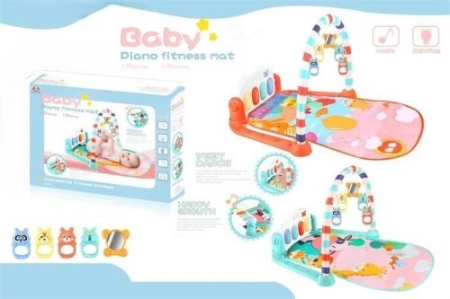 Musical Piano Playmat with Hanging Toys - Engage and Entertain Your Baby