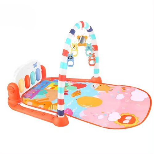 Musical Piano Playmat with Hanging Toys - Engage and Entertain Your Baby