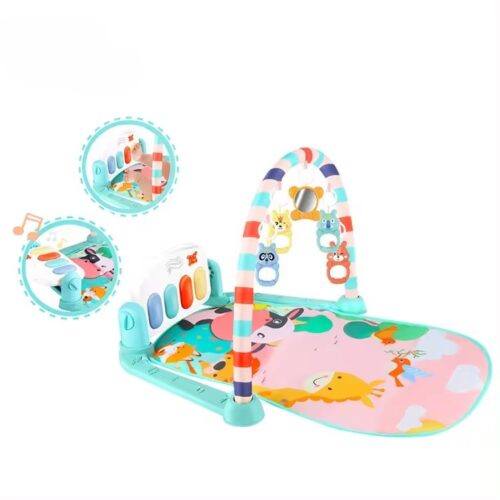 Musical Piano Playmat with Hanging Toys - Engage and Entertain Your Baby