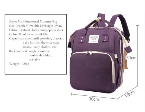 Multi-Function Mommy Travel Nappy Diaper Bag