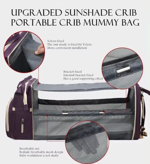 Multi-Function Mommy Travel Nappy Diaper Bag