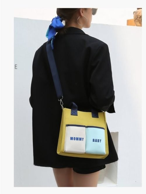 حقيبة الأم ذات السعة الكبيرة موديل حقيبة حفاضات متعدد الوظائف