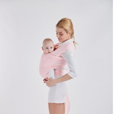 Natural organic cotton baby sling carrier wrap