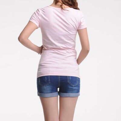 Pregnancy-Friendly Denim Jean Shorts