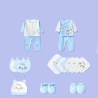  Newborn Baby 100% Cotton Baby Clothes Set