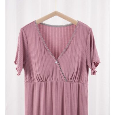 Nursing Comfort Maternity Night Gown