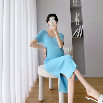 Fitted Pregnancy Dress – Stylish & Comfortable