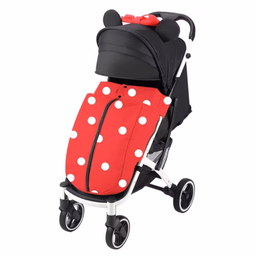 Premium One-Hand Fold Baby Stroller - Color: Minnie