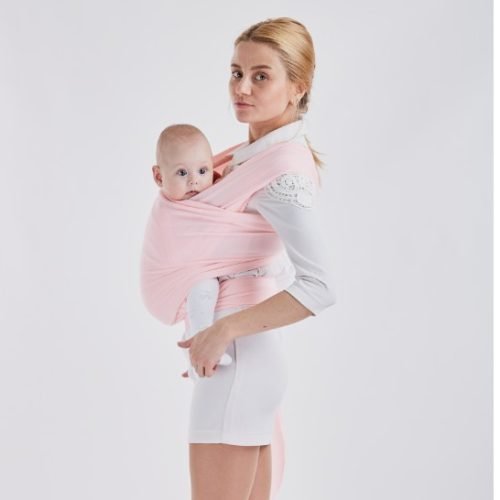 Natural organic cotton baby sling carrier wrap