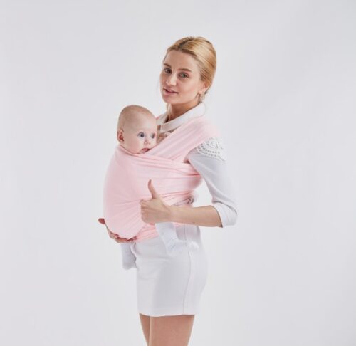 Natural organic cotton baby sling carrier wrap