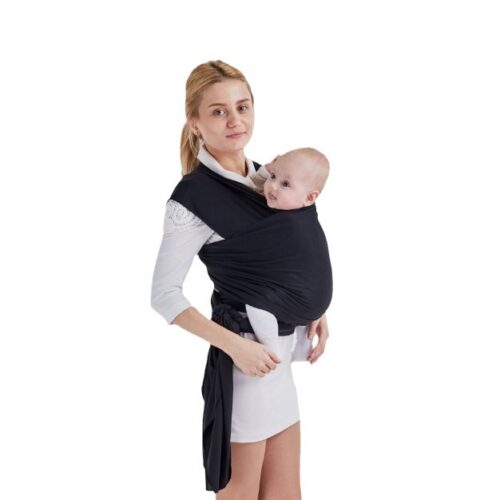Natural organic cotton baby sling carrier wrap