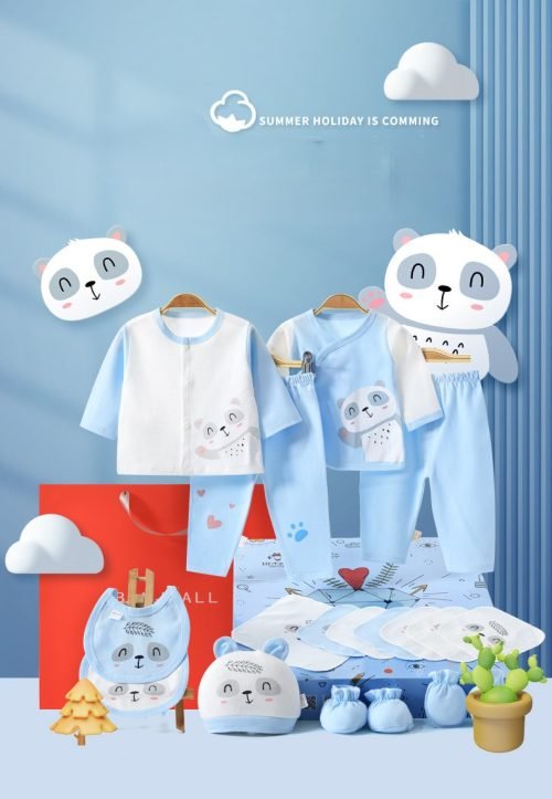  Newborn Baby 100% Cotton Baby Clothes Set