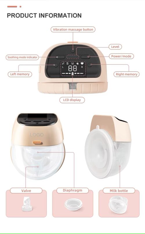 BPA Free Wearable Handsfree Breastpump