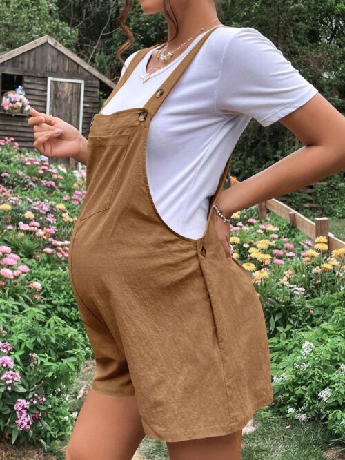 Pregnancy Casual Comfort Overalls