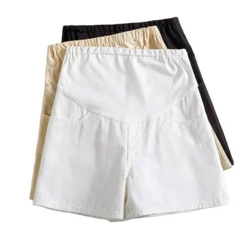 شورت جينز جينز عصري للحوامل