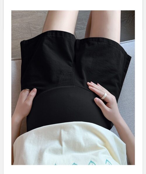 Trendy Maternity Denim Shorts