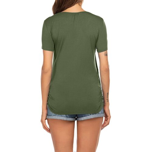 Modern Casual T-Shirt for Convenient Breastfeeding