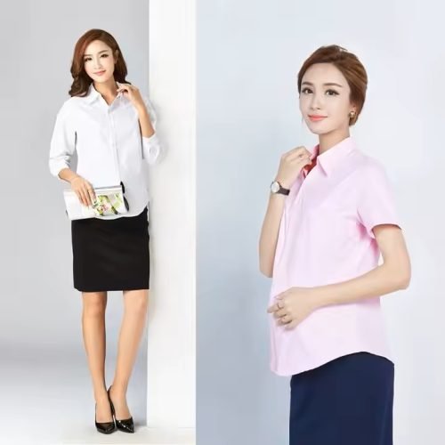 Stylish Formal Maternity Shirt for Working Moms